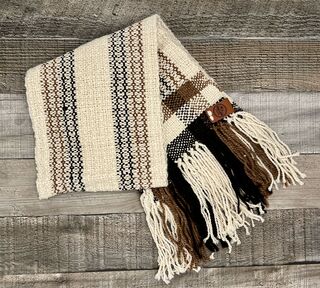 Hand Woven Scarf - Neutrals