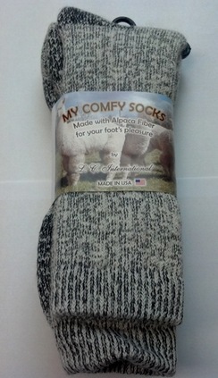 Photo of Alpaca Heavy Crew Socks - Unisex