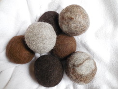 Photo of Alpaca dryer balls (set of three)