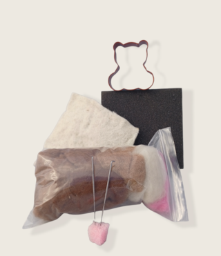 Cookie cutter Needle Felt