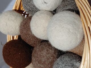 Process your fiber into Dryer Balls