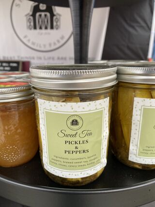 Photo of Sweet Tea Pickles & Peppers