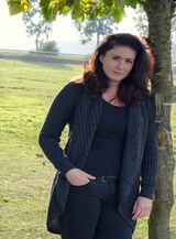 Alpaca Sweater Jacket with Hood