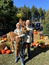 Owners Alan and Angela with Valentino