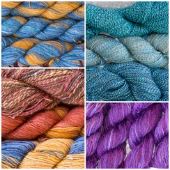 Photo of Hand dyed and spun yarn