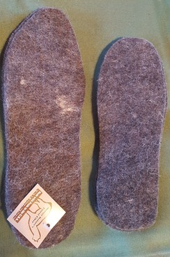 Photo of 100% U.S Alpaca Felt Inserts/Insoles