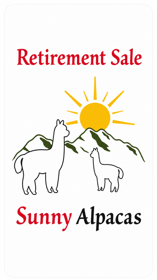 SUNNY ALPACAS - Logo