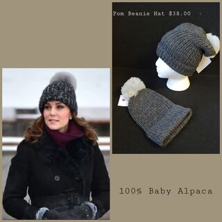 Alpaca Pom Knit Hat