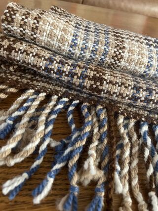 Photo of Scarves made with alpaca yarn